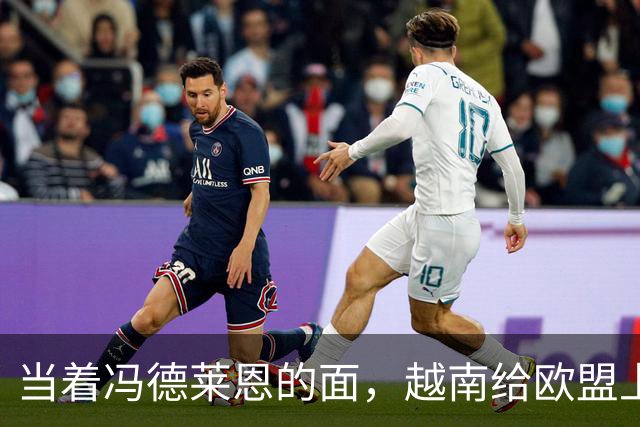 当着冯德莱恩的面，越南给欧盟上了一课：这就是“中国力量”